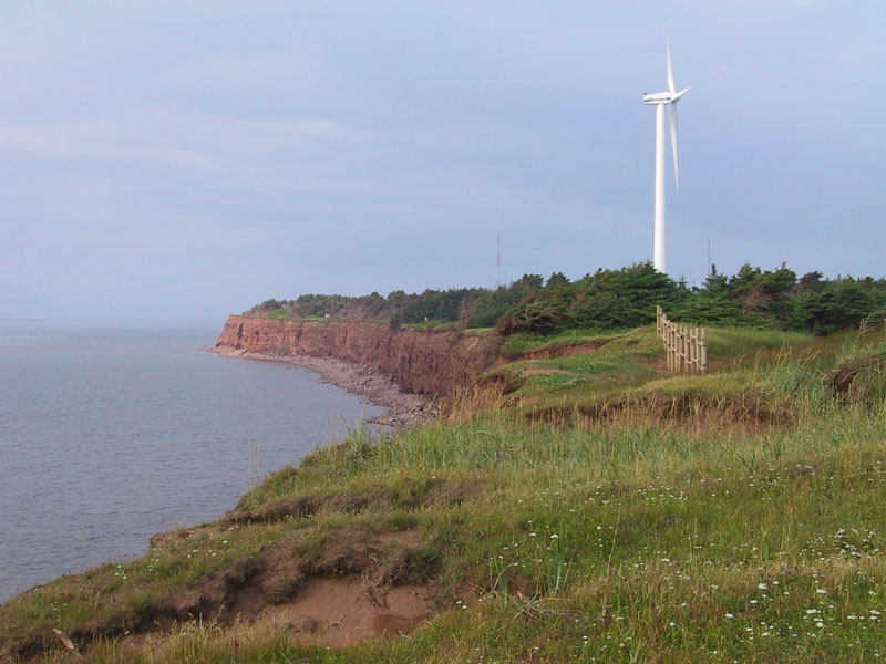 photography, PEI, vacation, canon G1, windmill, power generation, wind
